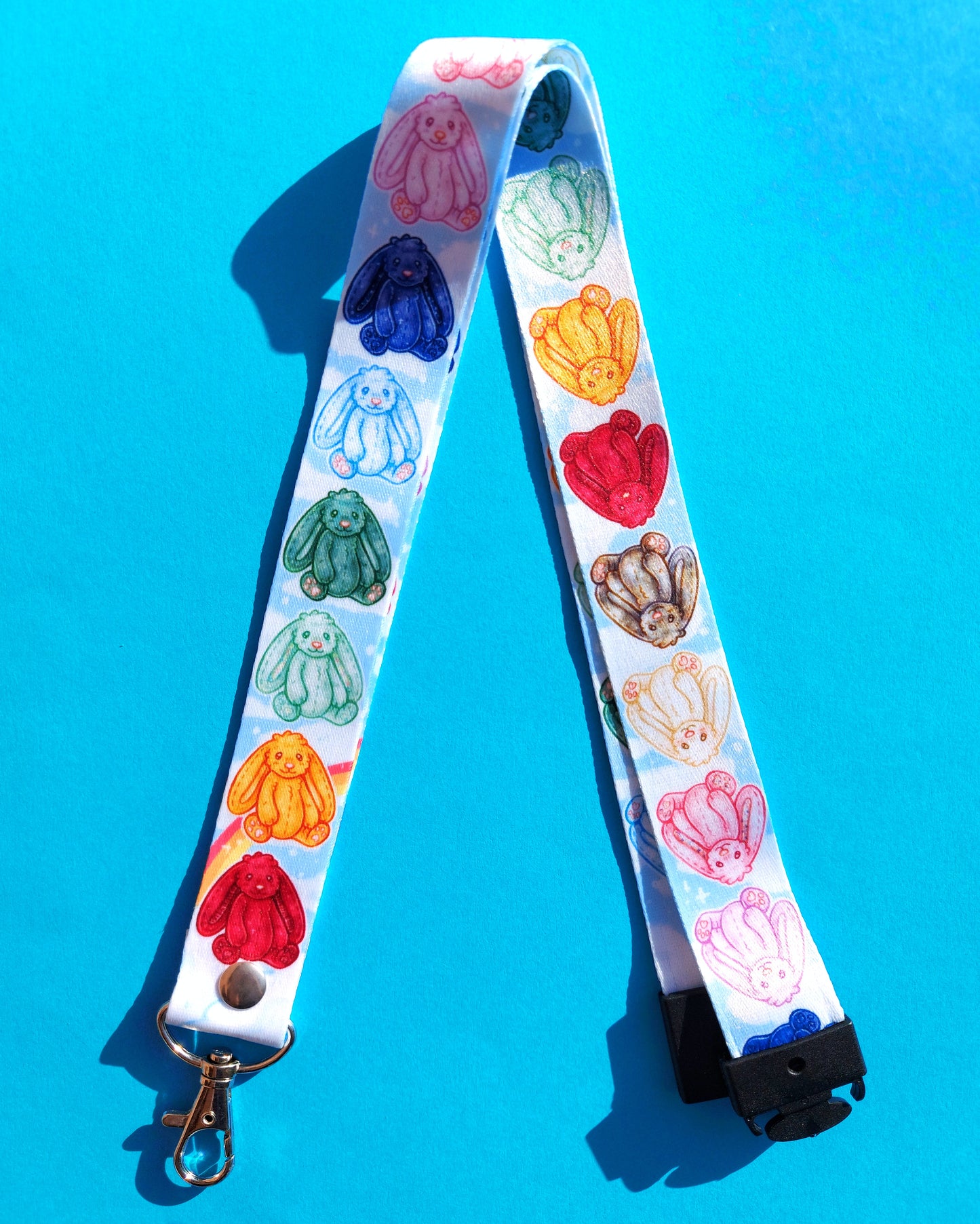 Bunny Plushies Breakaway Lanyard