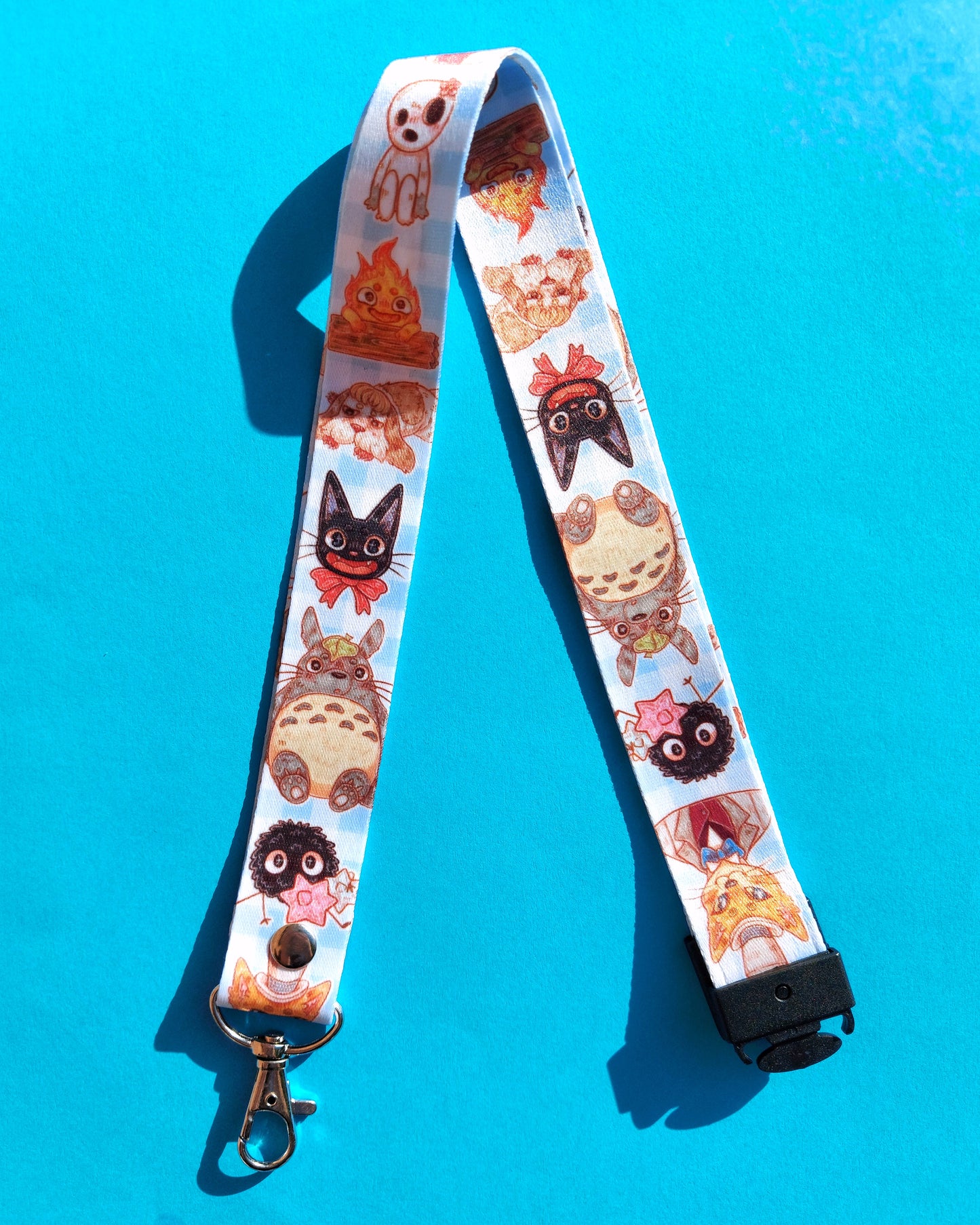Blue Ghibli Breakaway Lanyard