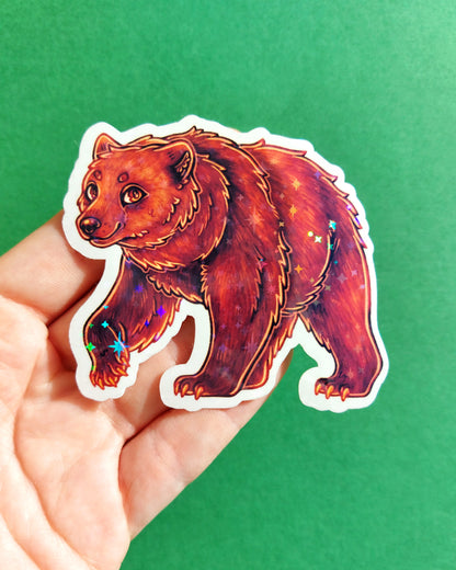 Woodland Creature Sparkly Vinyl Stickers