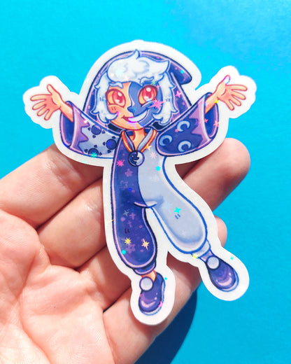 Owl House Sparkly Vinyl Stickers