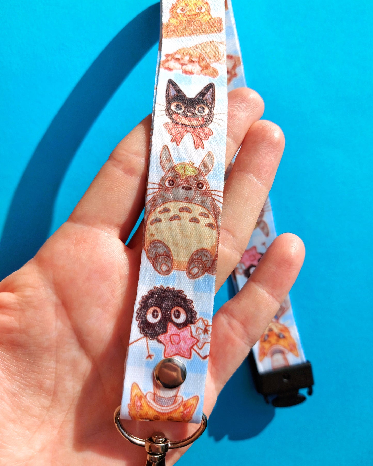 Blue Ghibli Breakaway Lanyard