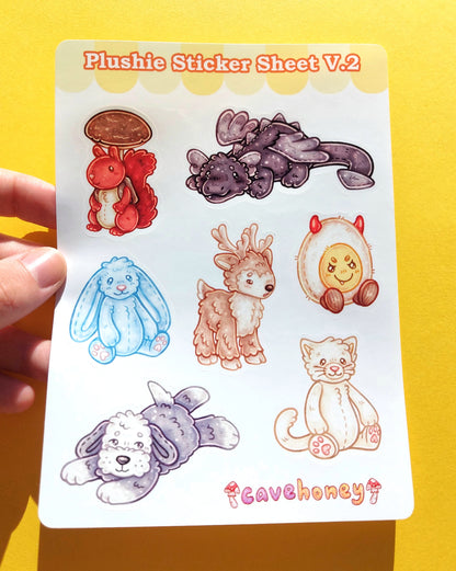 Jellycat Plushie V.2 Vinyl Sticker Sheet