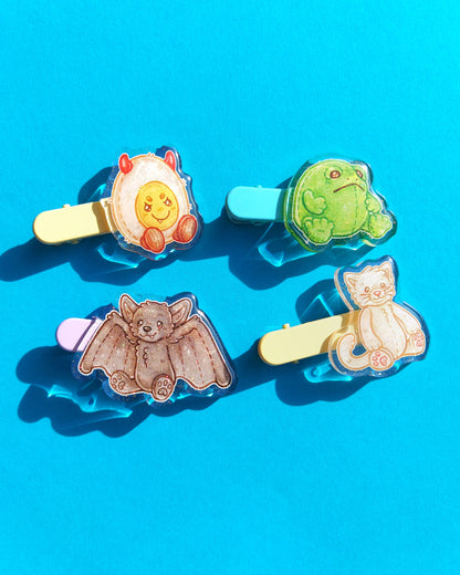 Jellycat Plushie Acrylic Hair Clips