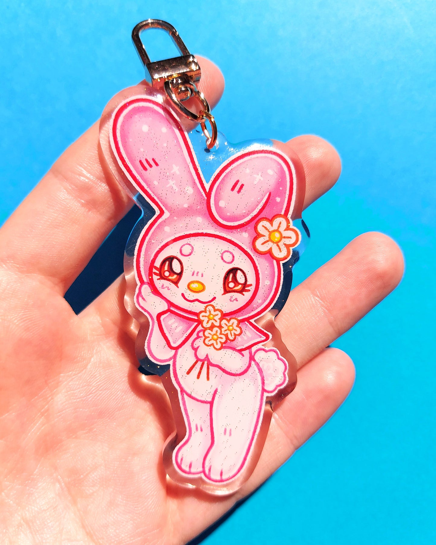Sanrio Glitter Epoxy Acrylic Charms
