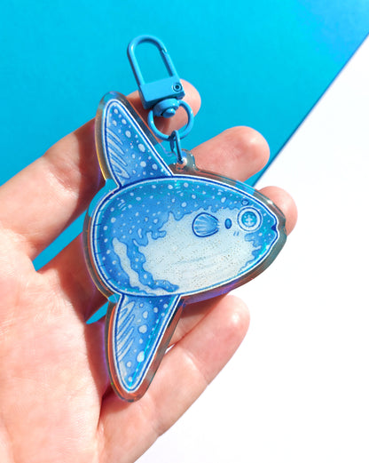 Sea Creature Rainbow Glitter Epoxy Acrylic Charms