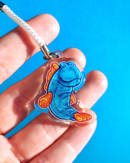 Jellycat Plushie Clear Glitter Epoxy Acrylic Phone Charms