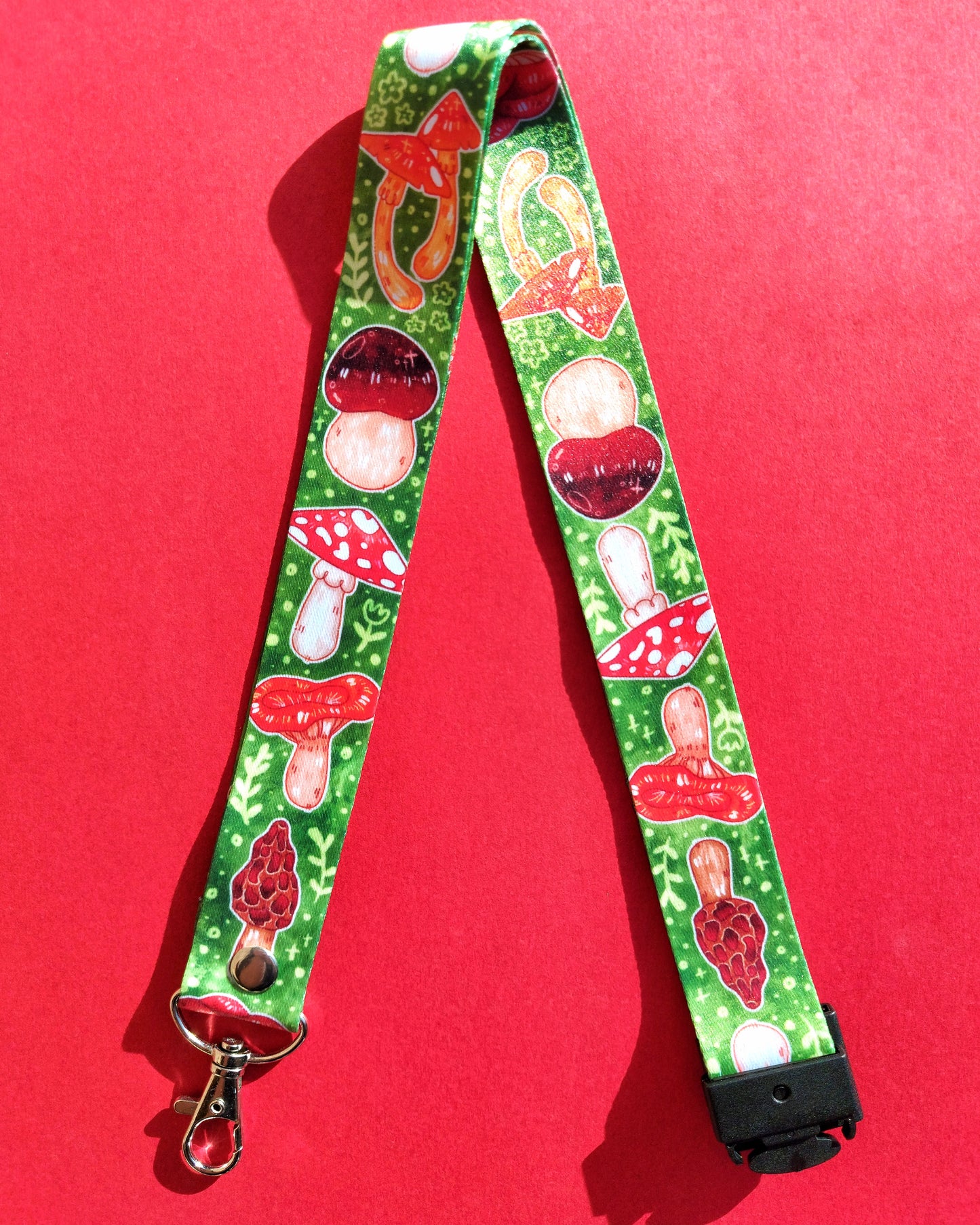 Mushroom Breakaway Lanyard