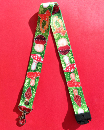 Mushroom Breakaway Lanyard