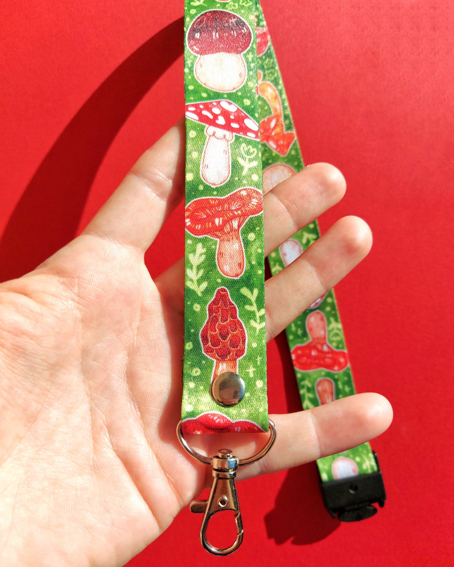 Mushroom Breakaway Lanyard