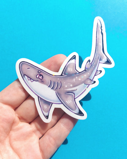 Shark Sparkly Vinyl Stickers