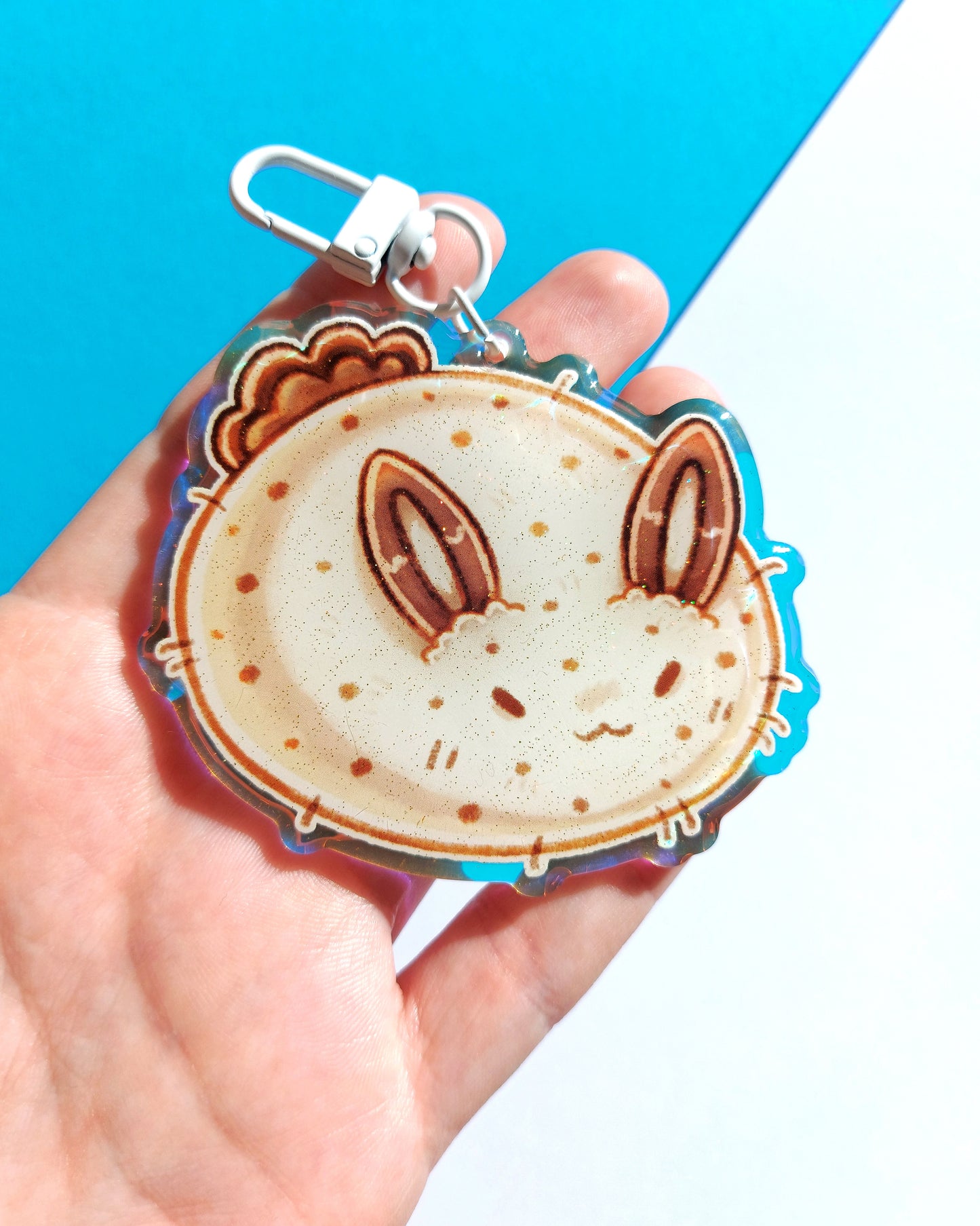 Sea Creature Rainbow Glitter Epoxy Acrylic Charms
