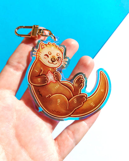 Sea Creature Rainbow Glitter Epoxy Acrylic Charms
