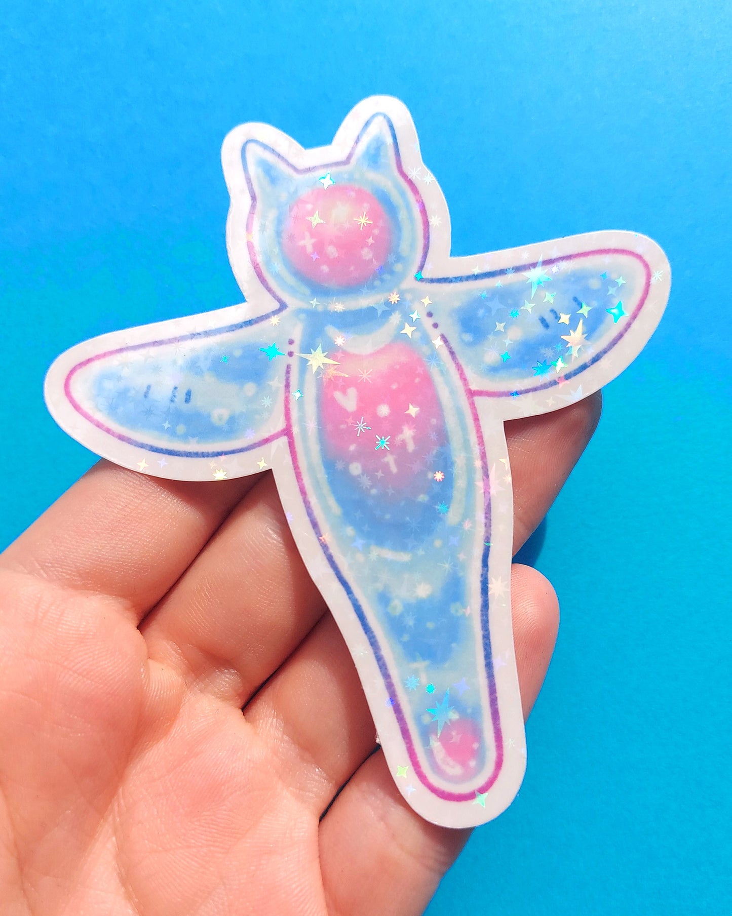 Sea Creature Sparkly Vinyl Stickers