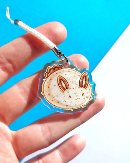 Sea Creature Rainbow Glitter Epoxy Acrylic Phone Charms