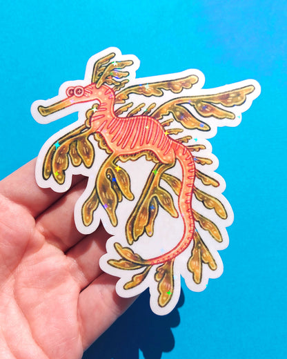 Sea Creature Sparkly Vinyl Stickers
