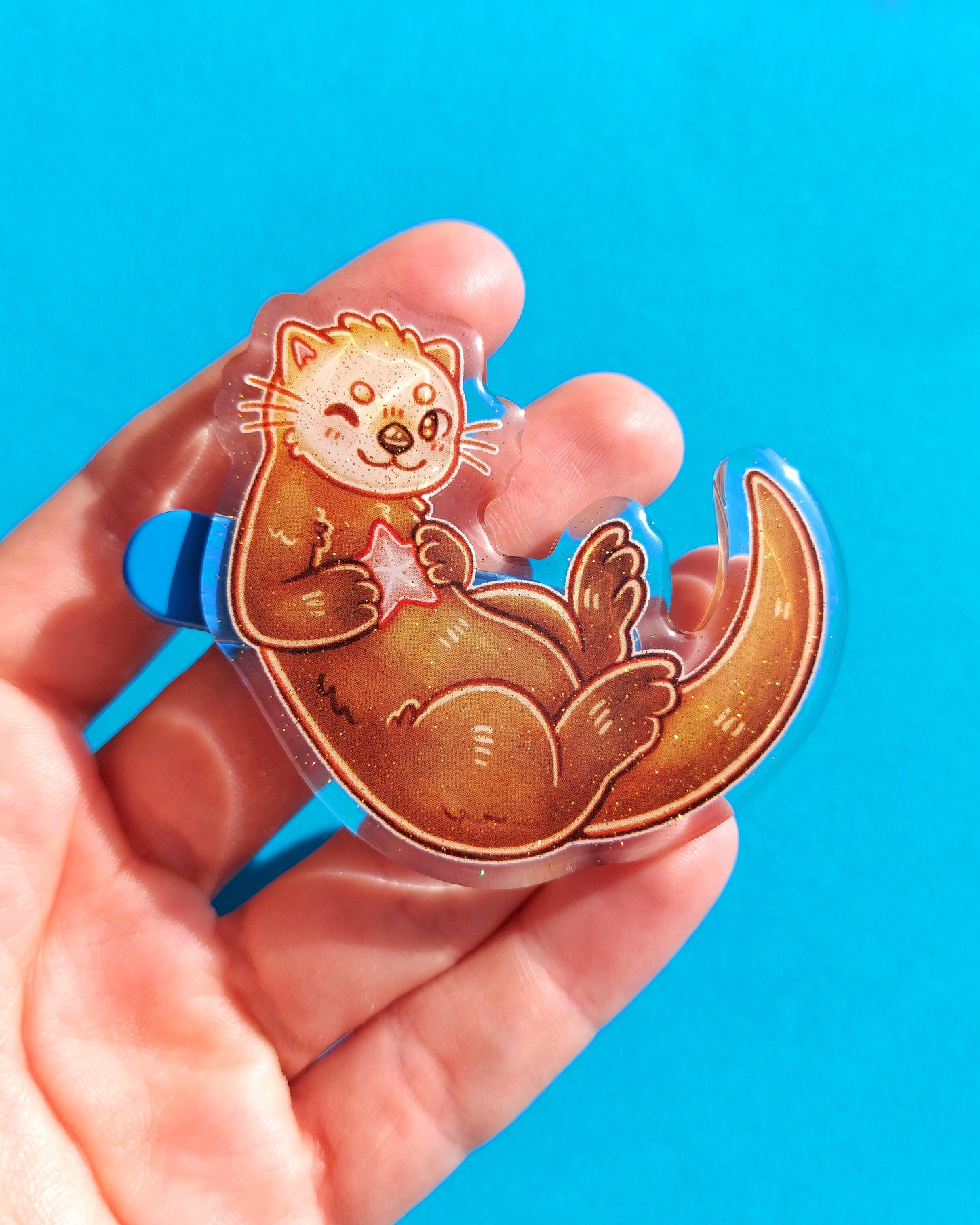 Sea Creature Acrylic Hair Clips