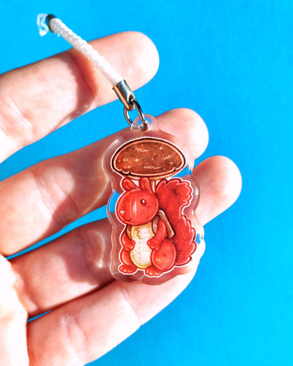 Jellycat Plushie Clear Glitter Epoxy Acrylic Phone Charms