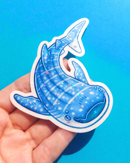 Shark Sparkly Vinyl Stickers